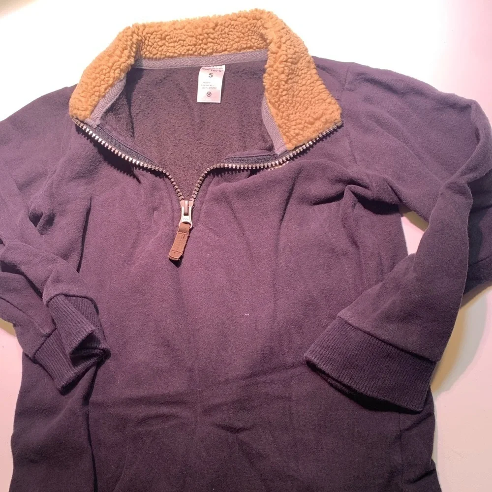 Carter’s | Fleece Black ZIP Up Small Soft Warm